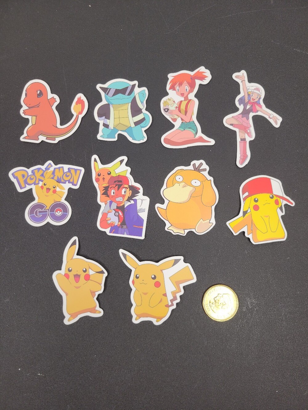 3/$20 10pcs Lot Pokemon Waterproof Stickers Set #005